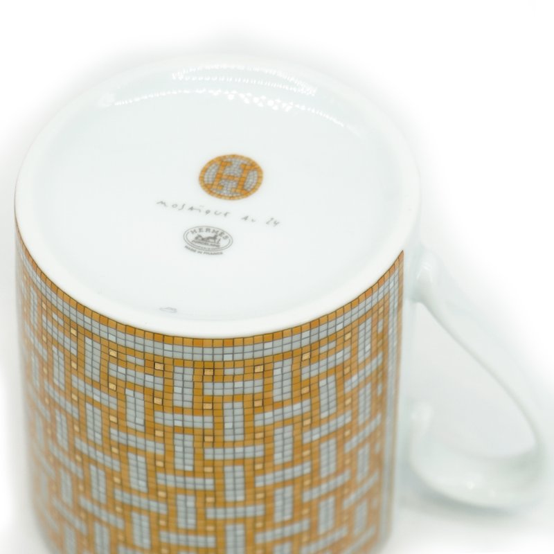 Hermes Mosaique au 24 幾何圖形陶瓷馬克杯(多色)-6
