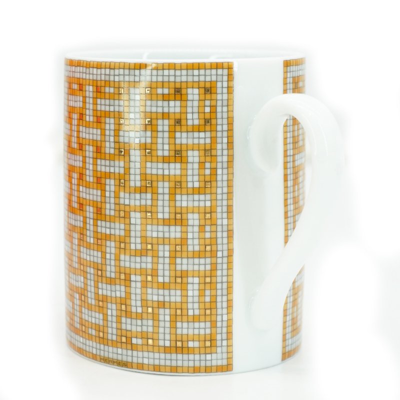 Hermes Mosaique au 24 幾何圖形陶瓷馬克杯(多色)-8