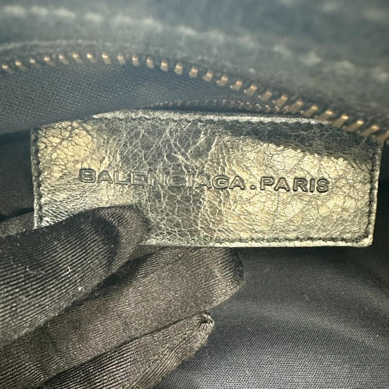 【美收精品】BALENCIAGA 黑色手提機車包 C-81【隔月月中將轉賣至日本 上架期限30天】-8