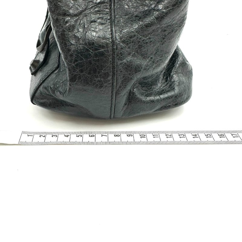 【美收精品】BALENCIAGA 黑色手提機車包 C-81【隔月月中將轉賣至日本 上架期限30天】-13