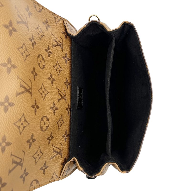 Louis Vuitton 展示品 Pochette Metis 帆布雙拼色斜背郵差包(M44876-咖)-4