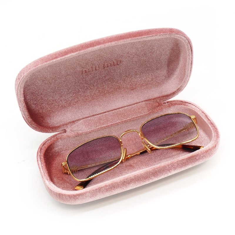 Miu Miu SMU A53 香檳金方框太陽眼鏡(棕)-0