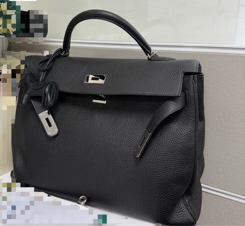 🐎Hermès Kelly 40 黑銀|Togo-1