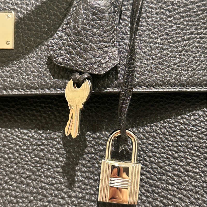 🐎Hermès Kelly 40 黑銀|Togo-19