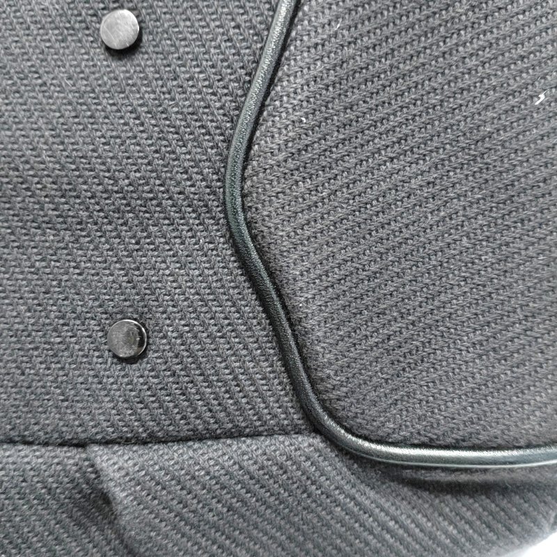 BURBERRY黑色織物手提包銀色五金-15