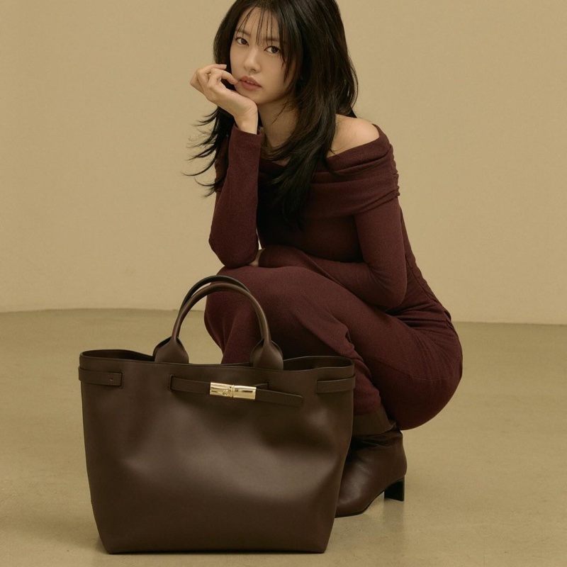 Longchamp LE SMART 肩揹袋 摩卡色 原價45000-0
