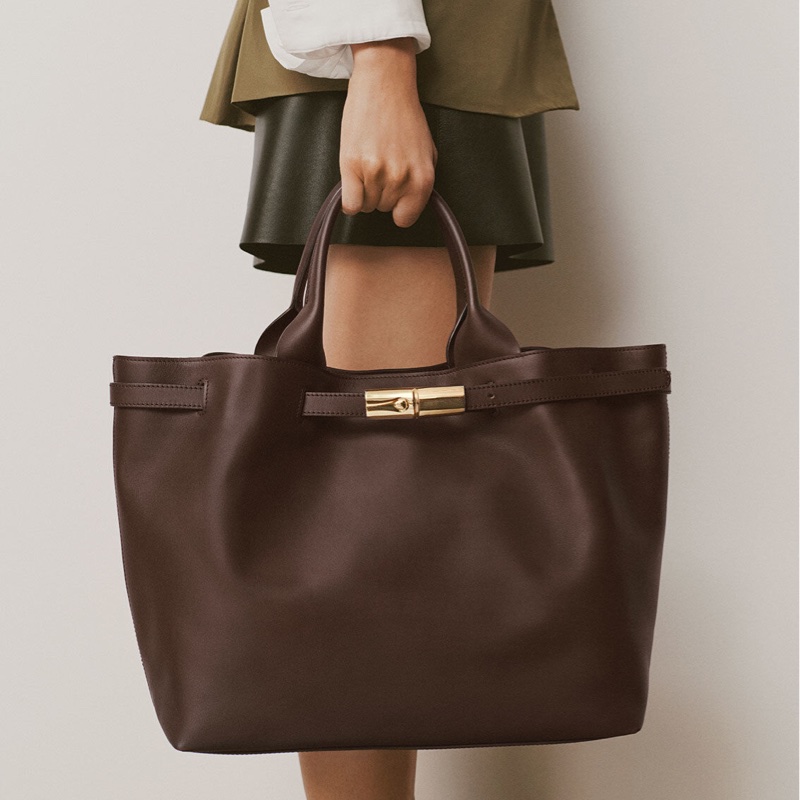 Longchamp LE SMART 肩揹袋 摩卡色 原價45000-5