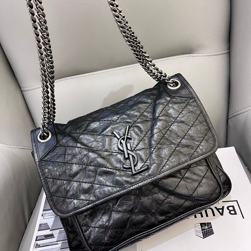 YSL黑銀niki 中號-0