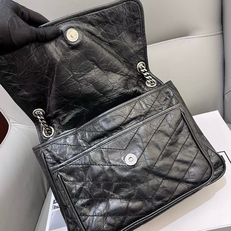 YSL黑銀niki 中號-5