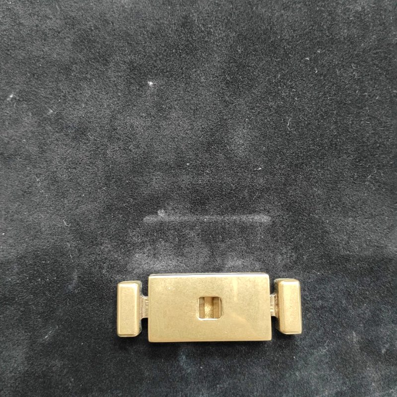 YSL BELLECHASSE中號黑色牛皮單肩包金色五金可拆卸肩帶-9