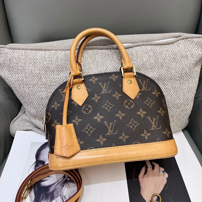 LV 老花alma bb老花貝殼包-0