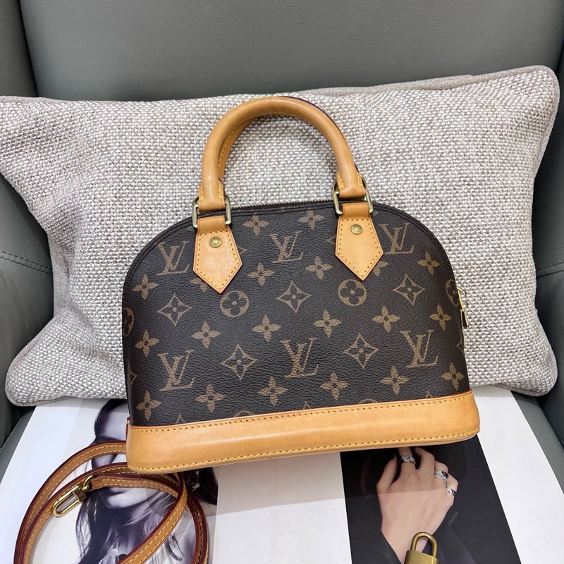 LV 老花alma bb老花貝殼包-1