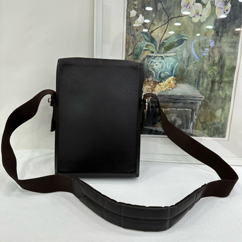 Lv路易威登 中古硬盒子 棕色老花 尺寸19x25-0