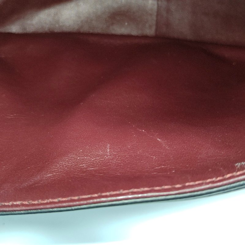 CHANEL 2.55 Maxi超大號黑色牛皮菱格紋絎縫單肩包金色五金15開-17