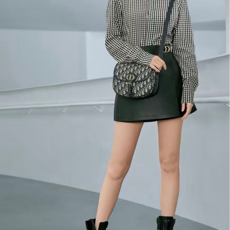 Dior 馬鞍老花bobby中號馬鞍包-9