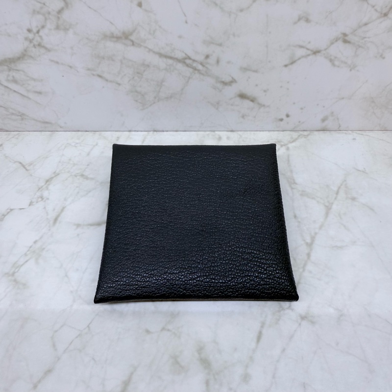 HERMES BASTIA霧霾灰零錢包/W-1