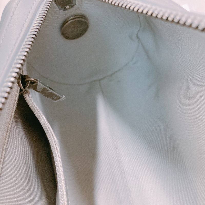 MS0433 Chanel 香奈兒 圓桶包 斜背 雙色鏈條 灰色牛皮  Written In Chain Bowling Bag Calfskin Grey x PHW x GHW-14