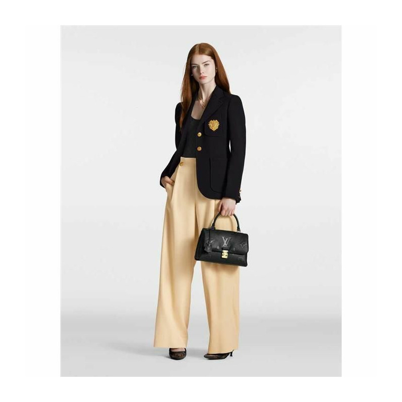 LOUIS VUITTON Madeleine MM Imprint 黑色 M45976-17