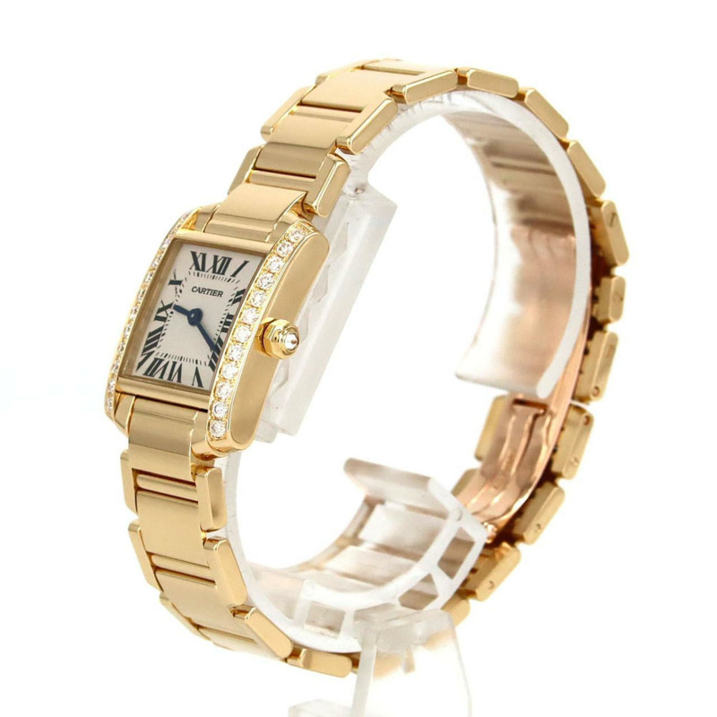 卡地亞 Tank Française SM YG D WE1001R8 石英錶-1