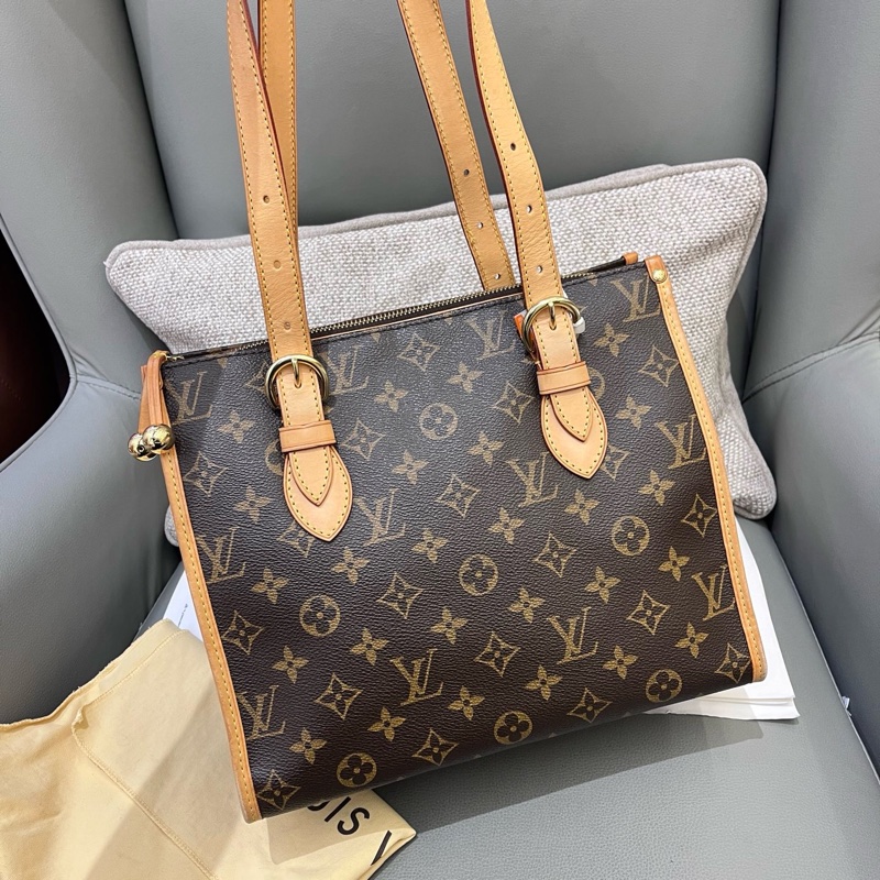 LV老花金球托特單肩包-1