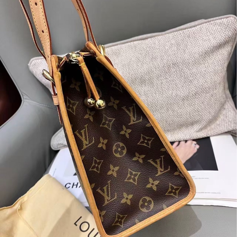 LV老花金球托特單肩包-3