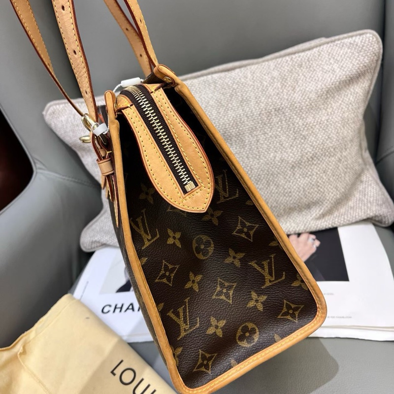 LV老花金球托特單肩包-4