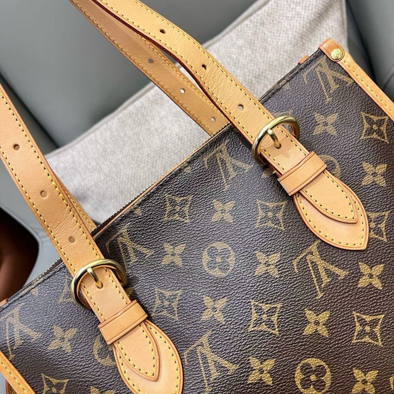 LV老花金球托特單肩包-6