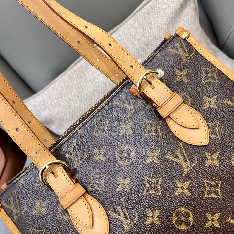 LV老花金球托特單肩包-7