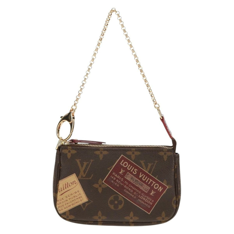 【日本直送】路易威登 Monogram Trunk 迷你手拿包配件袋 M63798 正品 159218V-1