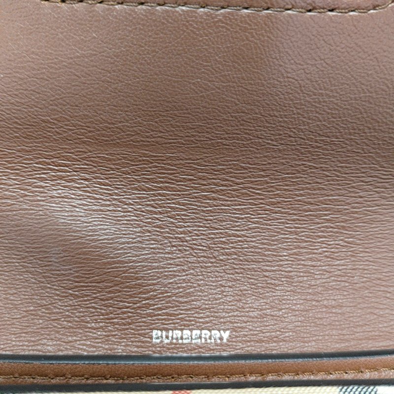 BURBERRY D-Ring迷你黑色牛皮斜挎包單肩包銀色五金可拆卸肩帶-10