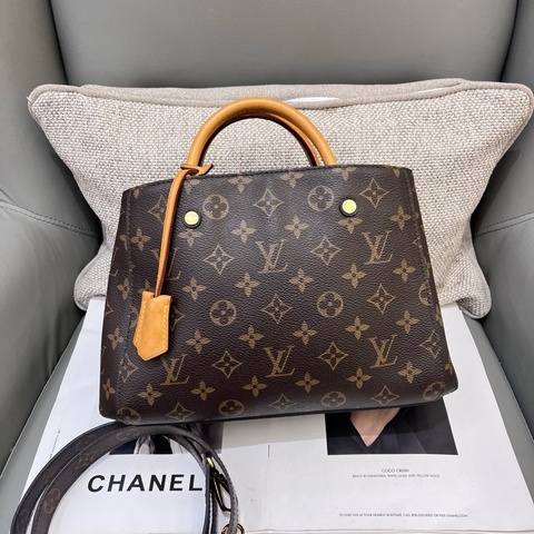 LV經典爆款老花蒙田bb