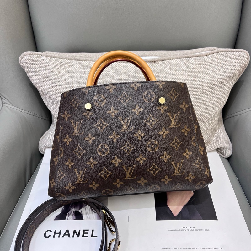 LV經典爆款老花蒙田bb-1