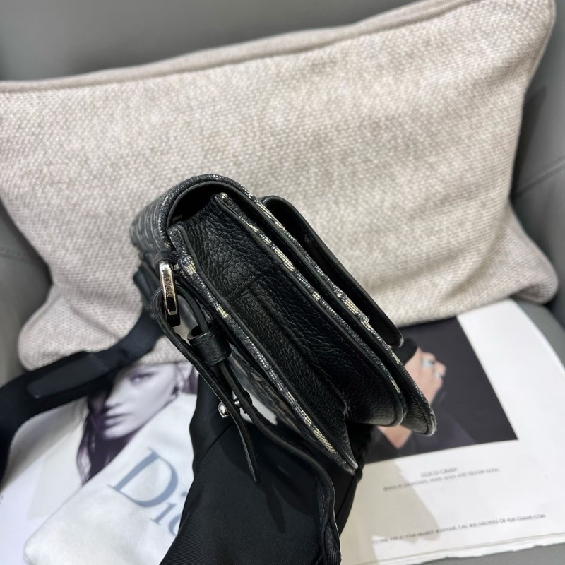 迪奧Dior老花saddle馬鞍包，男女通用款-3