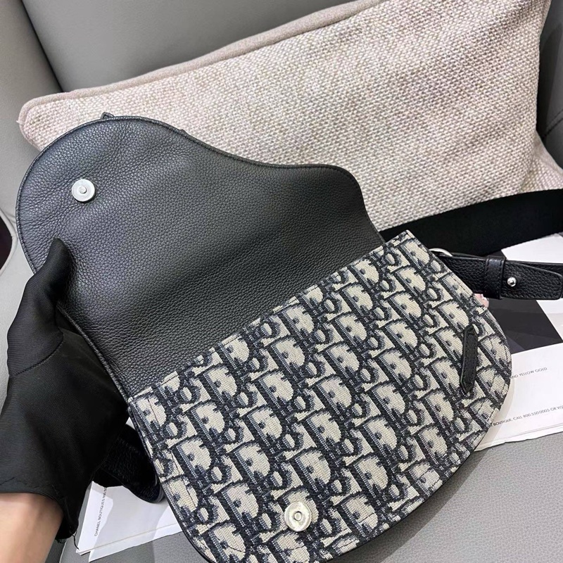 迪奧Dior老花saddle馬鞍包，男女通用款-5