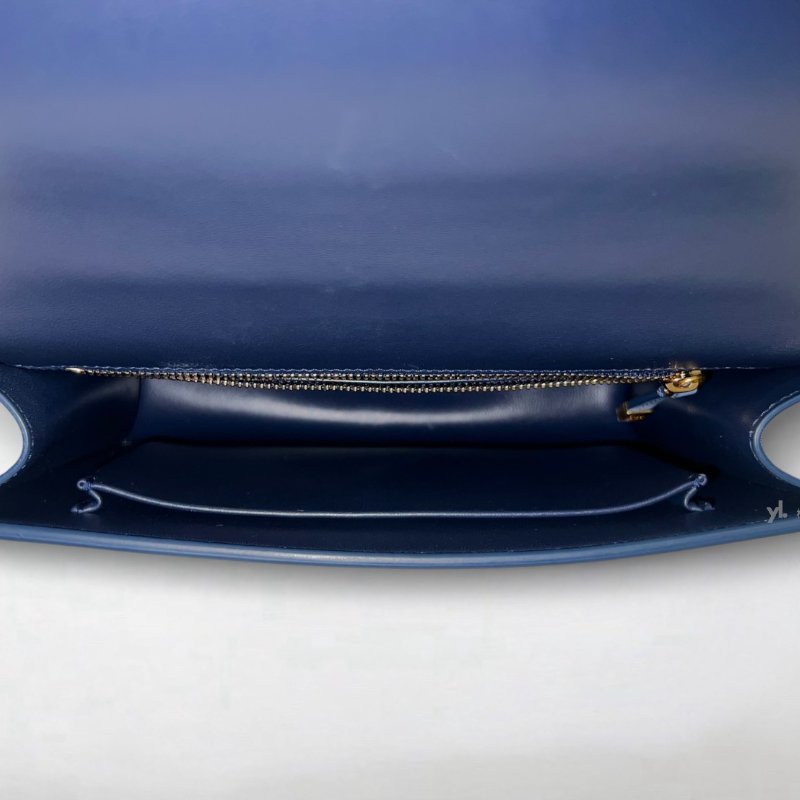 Dior 30 Montaigne藍色漸層牛皮金釦斜背包 M9203UMOS_M911-5