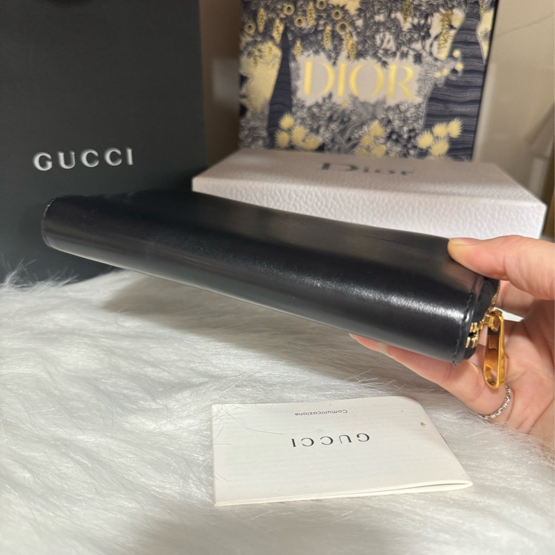 Gucci 1955馬銜扣 發財長夾-2