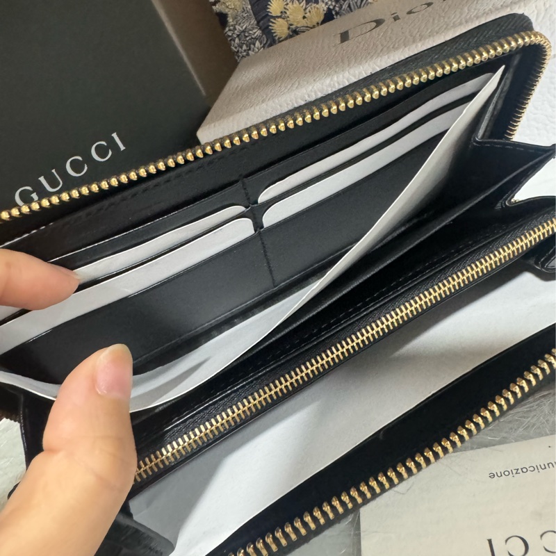 Gucci 1955馬銜扣 發財長夾-8