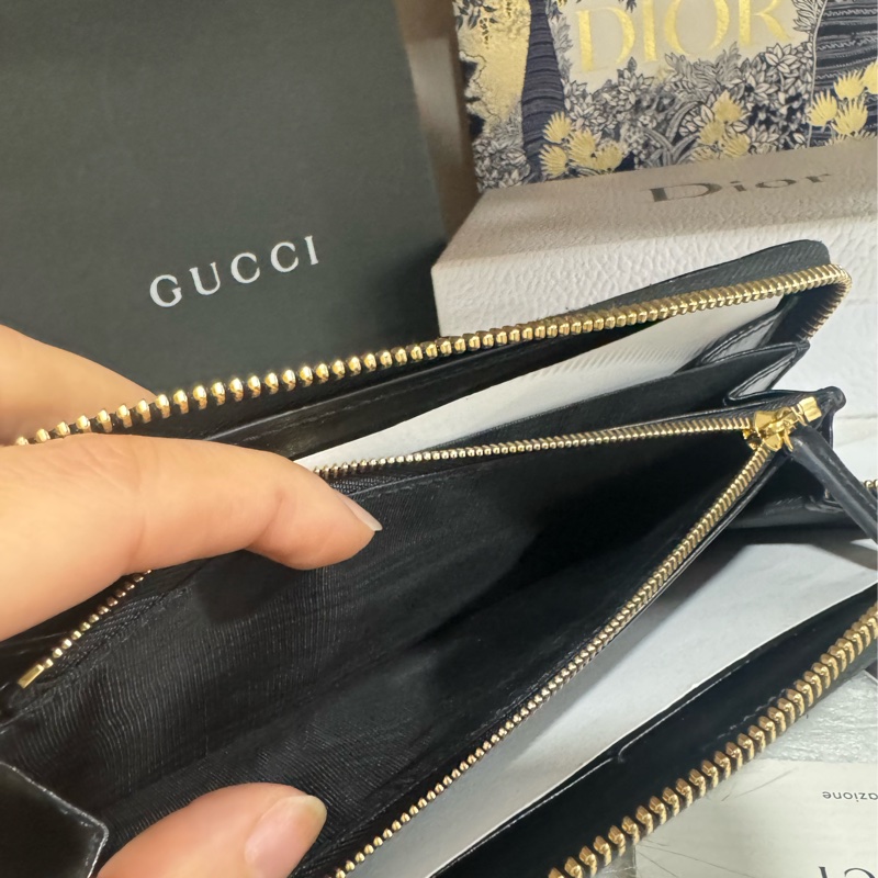 Gucci 1955馬銜扣 發財長夾-10