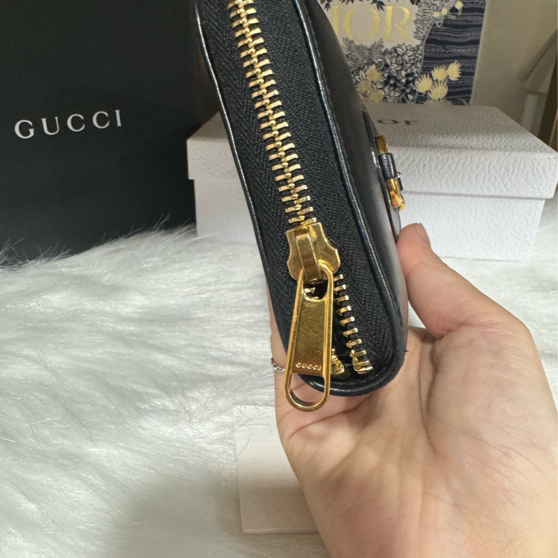 Gucci 1955馬銜扣 發財長夾-15