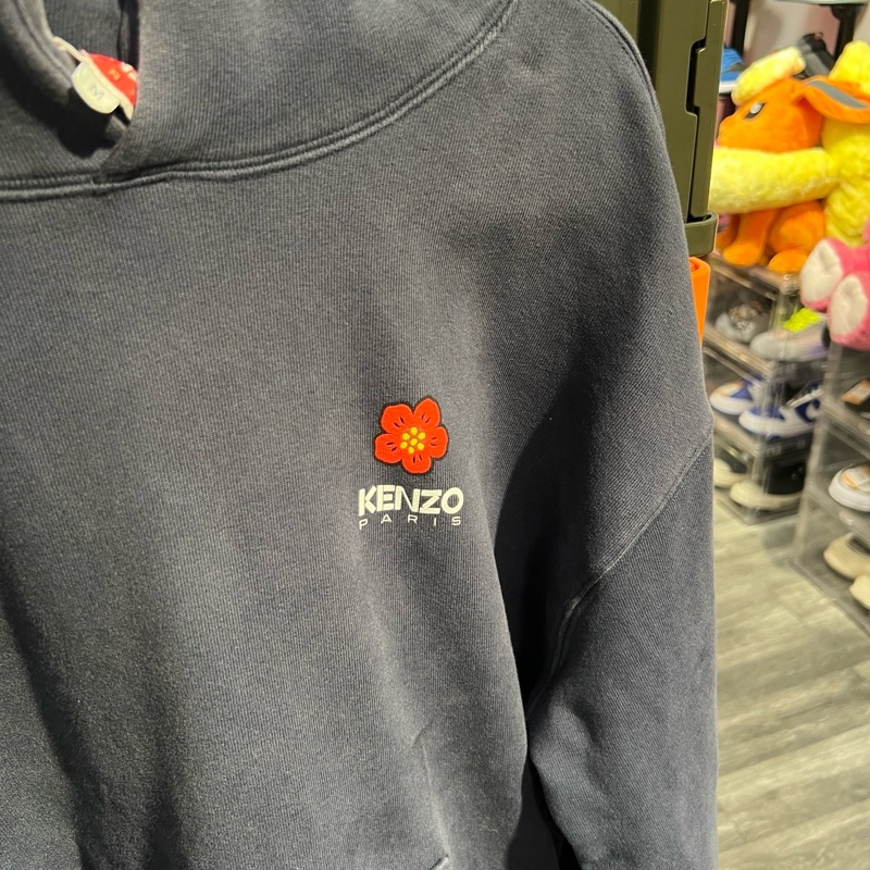 Kenzo 海軍藍帽踢 M碼-4