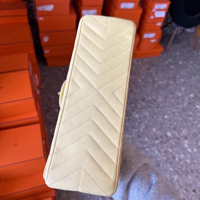 Chanel 2.55牛皮小雞黃金扣-3