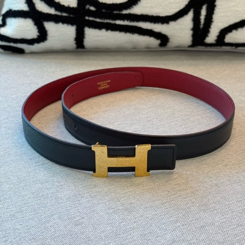 Hermes 《7成新》雙面用皮帶