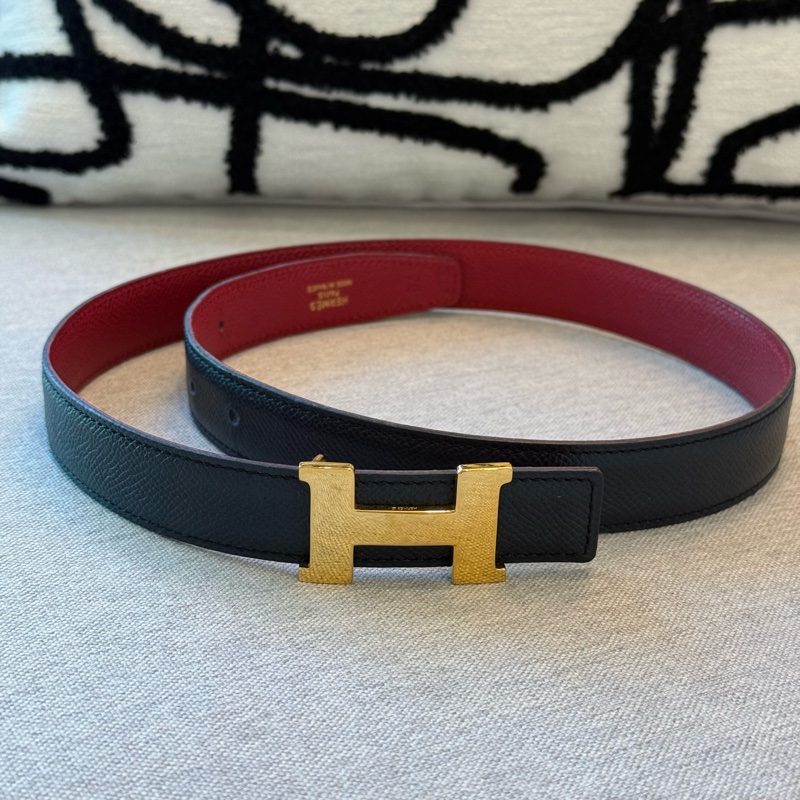 Hermes 《7成新》雙面用皮帶-1
