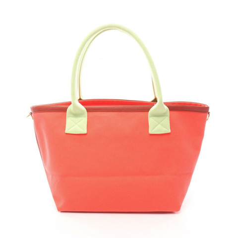 愛馬仕 Petit H So Cabas 手提包，H 帆布皮革，玫瑰齋浦爾綠，二手，帶五金配件