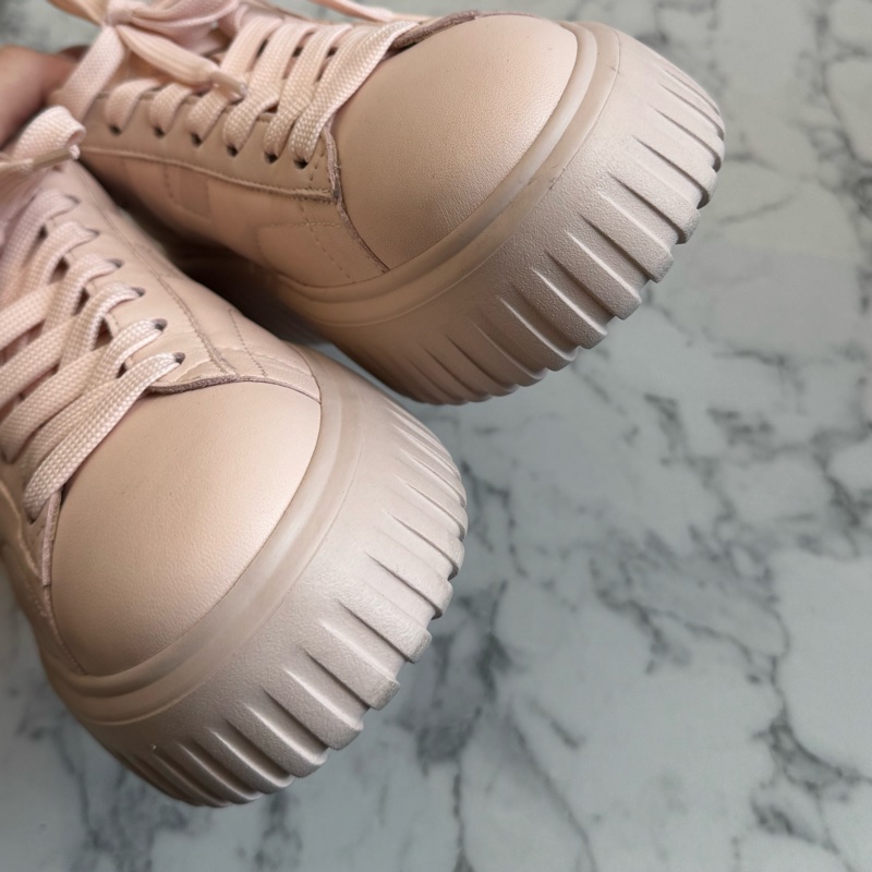 Hogan粉色H厚底鞋 38號-2