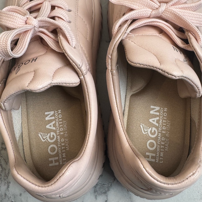Hogan粉色H厚底鞋 38號-6