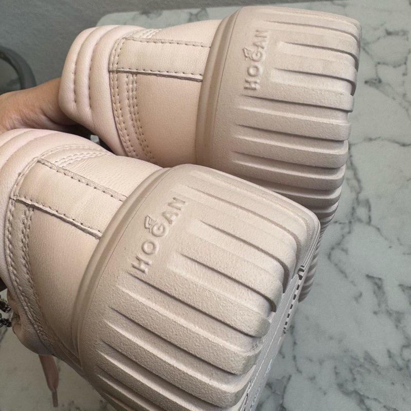 Hogan粉色H厚底鞋 38號-9