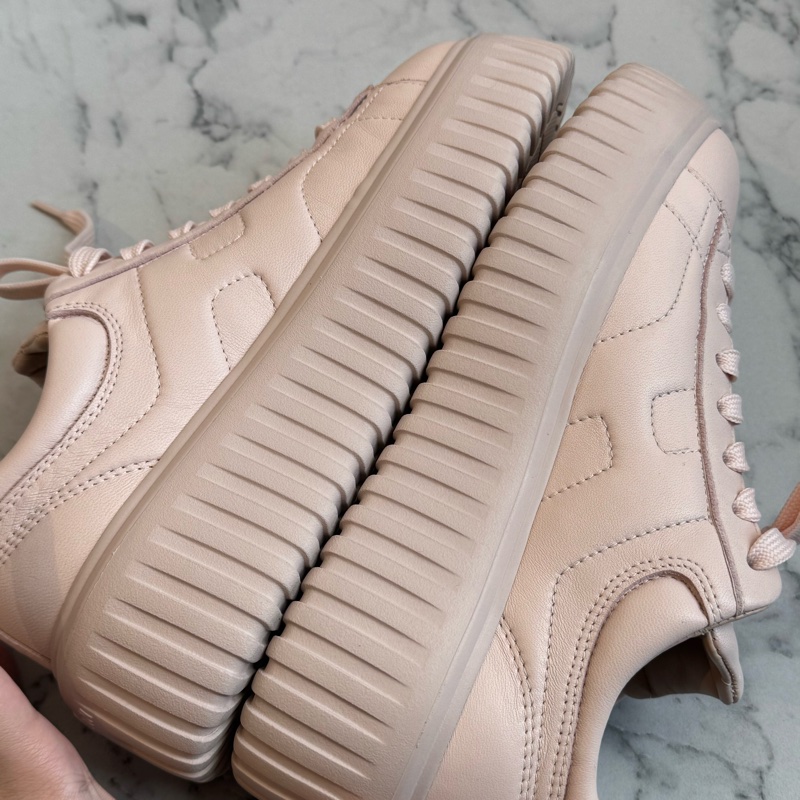 Hogan粉色H厚底鞋 38號-13