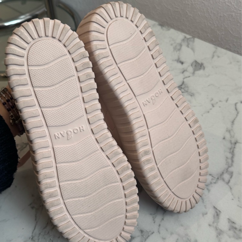 Hogan粉色H厚底鞋 38號-14