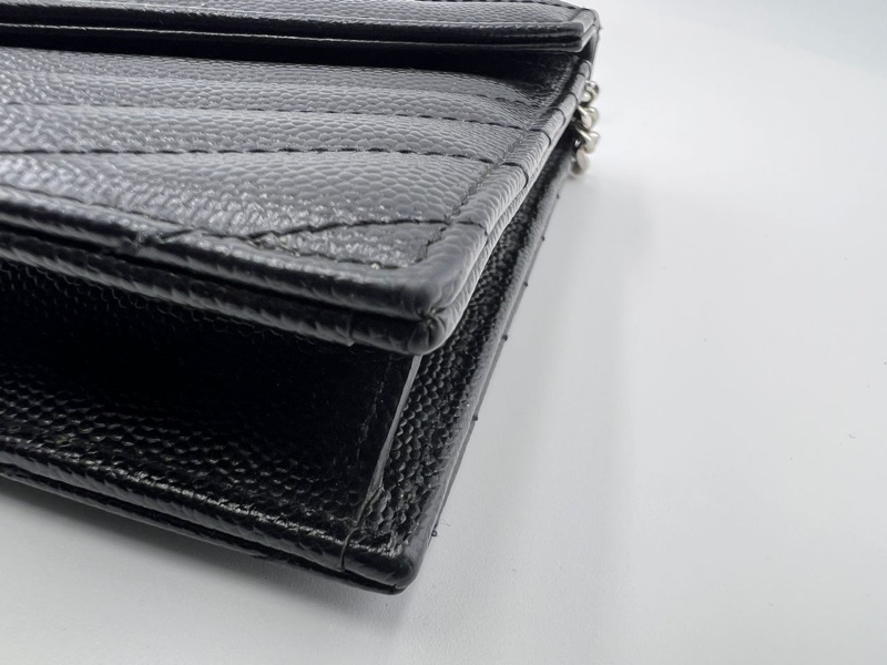 圣罗兰黑金 V 纹单肩斜挎包-23